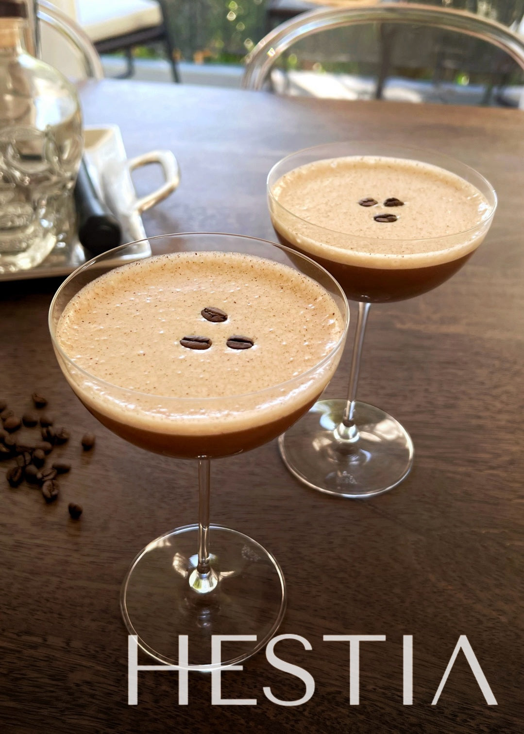 restaurant-style espresso martinis by HESTIA