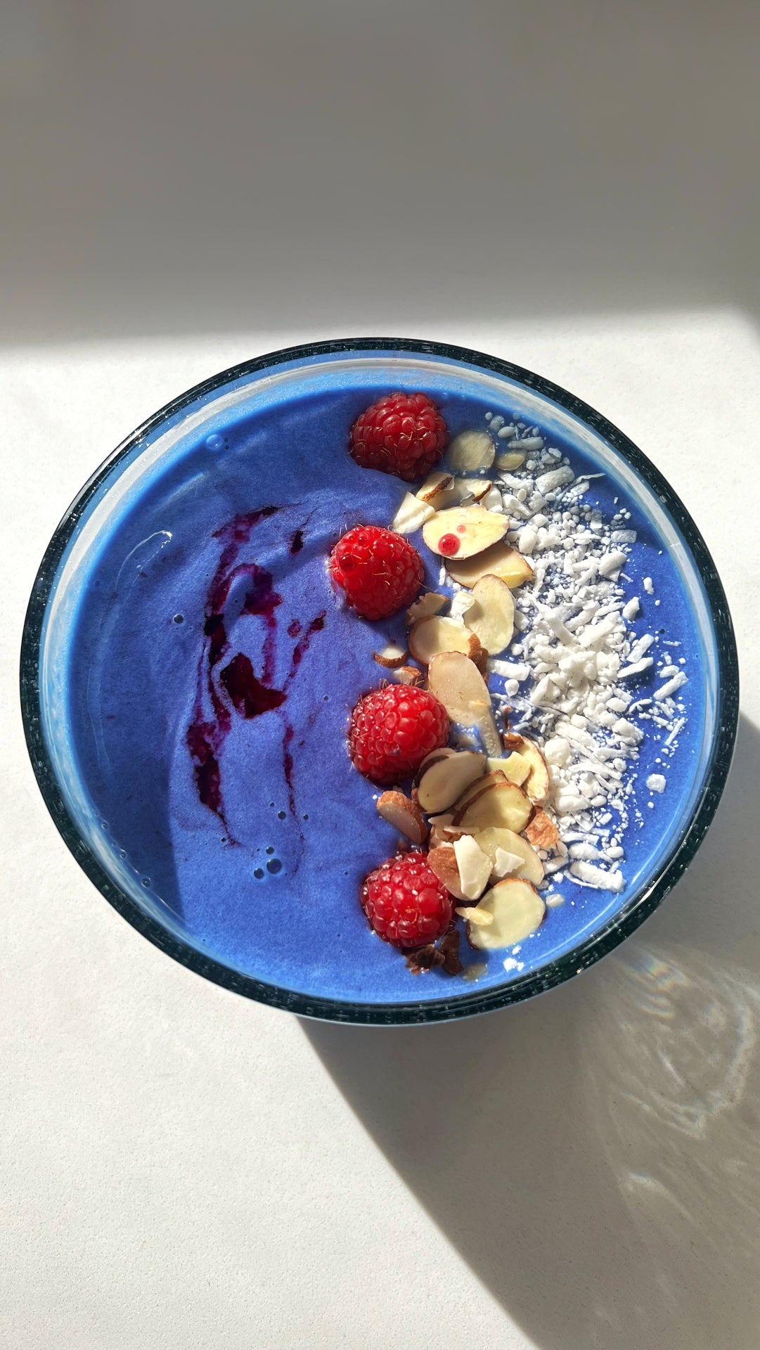 Electric Blue Smoothie Bowl